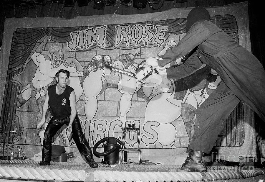 Jim Rose Jim Rose Circus Photograph by Concert Photos