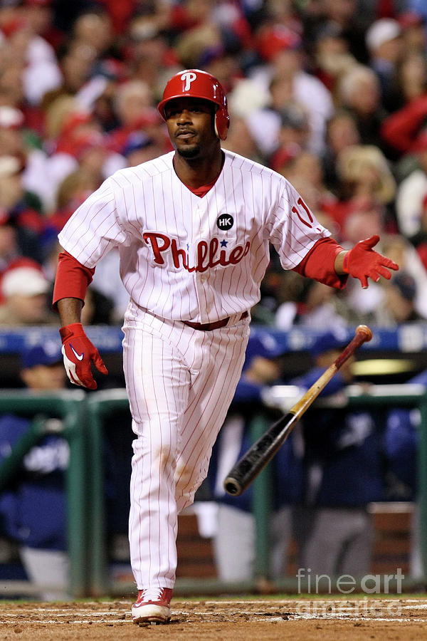 Jimmy Rollins Photograph by Nick Laham