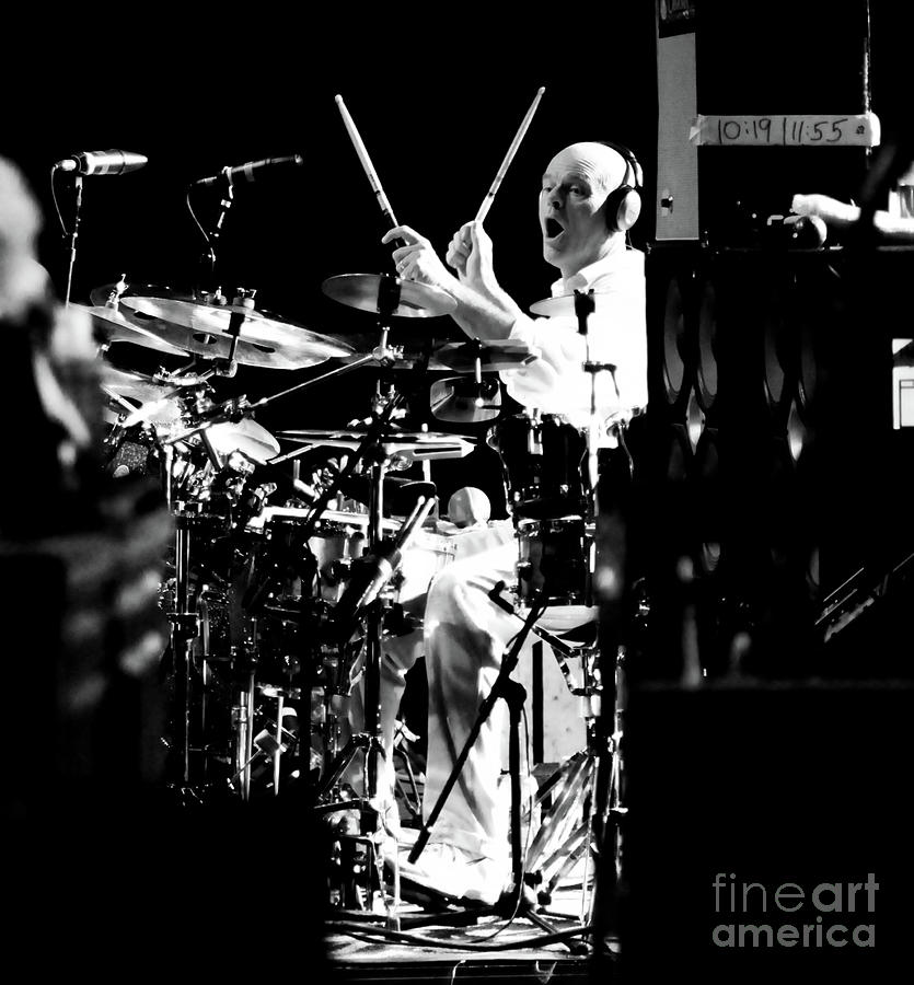 John Molo on Drums with Phil Lesh and Friends #3 Photograph by David Oppenheimer