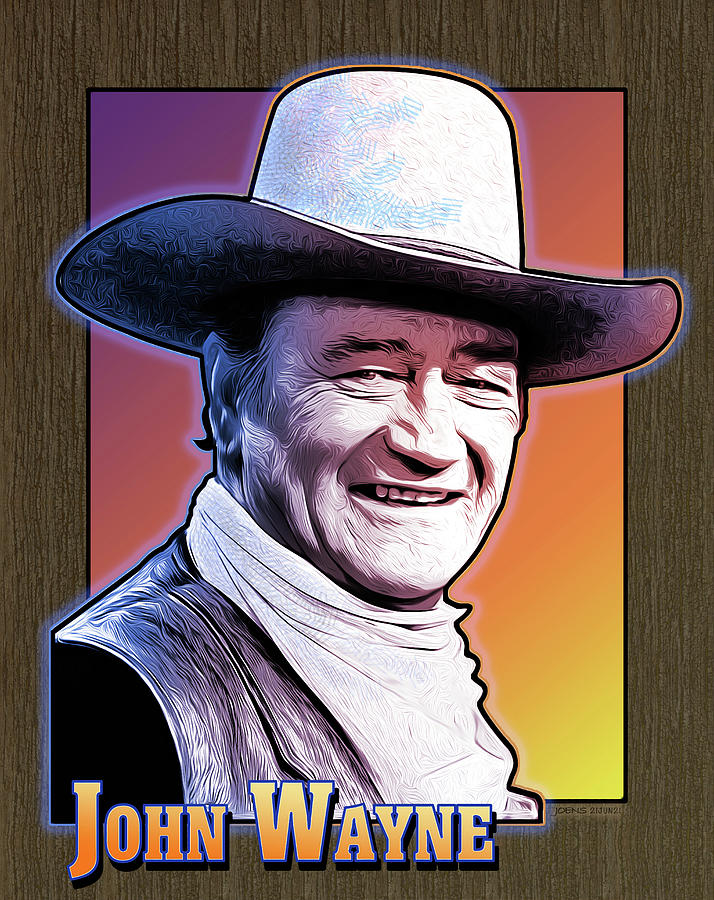 John Wayne #3 Digital Art by Greg Joens
