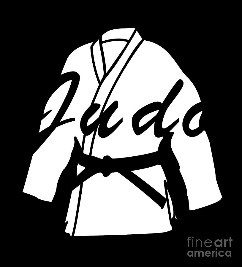 Judo drawing Digital Art by Blondia Bert