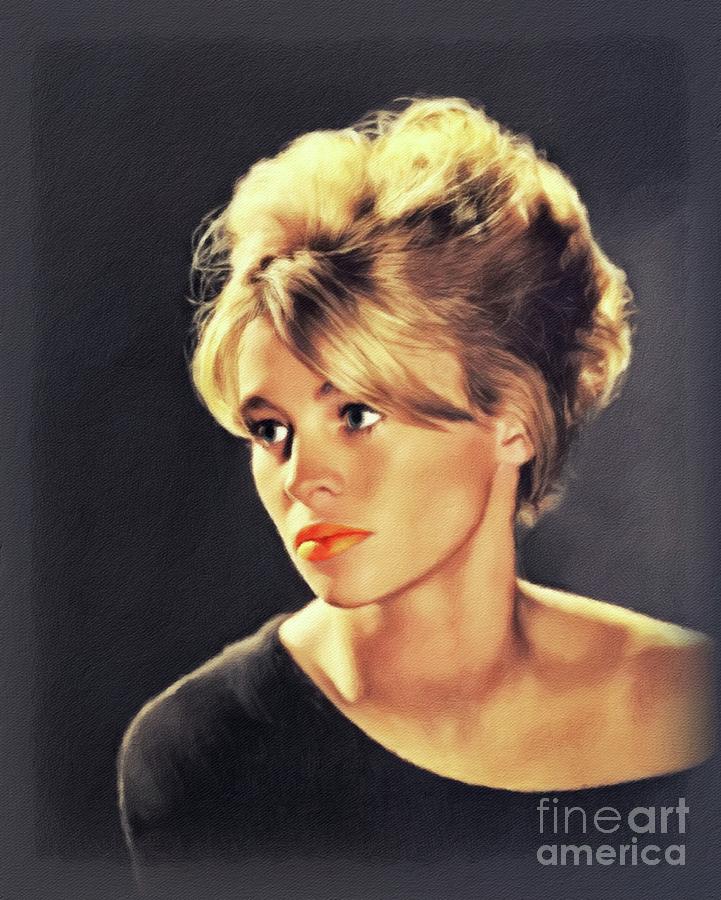 Vintage Painting - Julie Christie, Actress #3 by Esoterica Art Agency