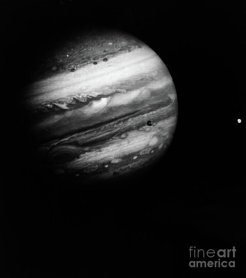 Jupiter And Moons, 1979 #3 Photograph by Granger