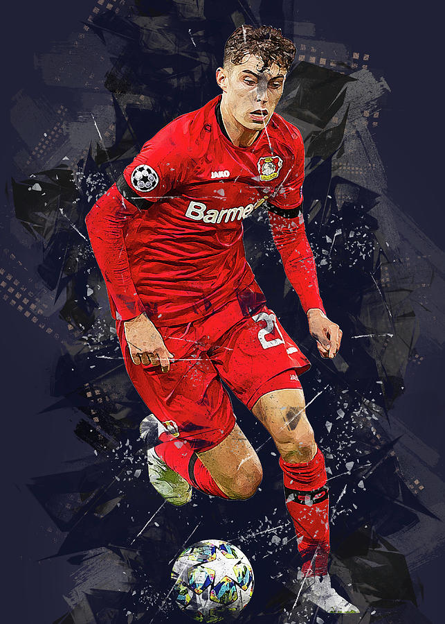 Kai Havertz Kaihavertz Kai Havertz Kai Havertz Drawing by Leith Huber ...