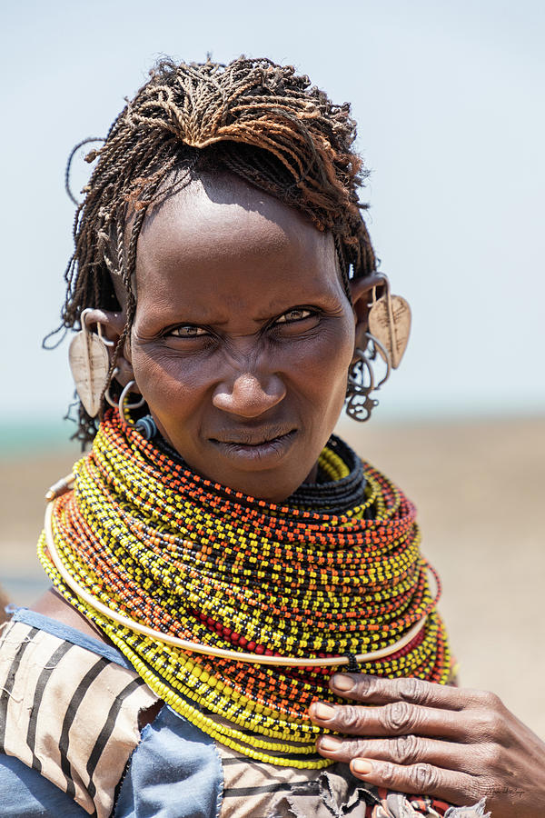 Kenia Portraits #3 Photograph by Mache Del Campo