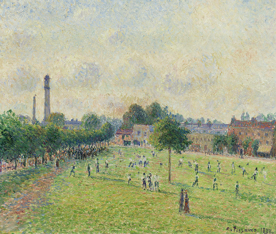 Camille Pissarro Painting - Kew Green #3 by Camille Pissarro