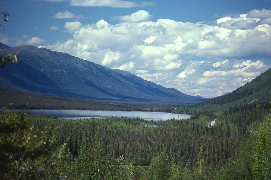 Donjek River and Kluane Lake Yukon Photograph by Lawrence Christopher