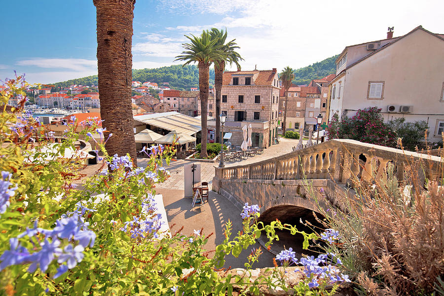 Korcula town gate and historic architecture view #3 Photograph by Brch Photography