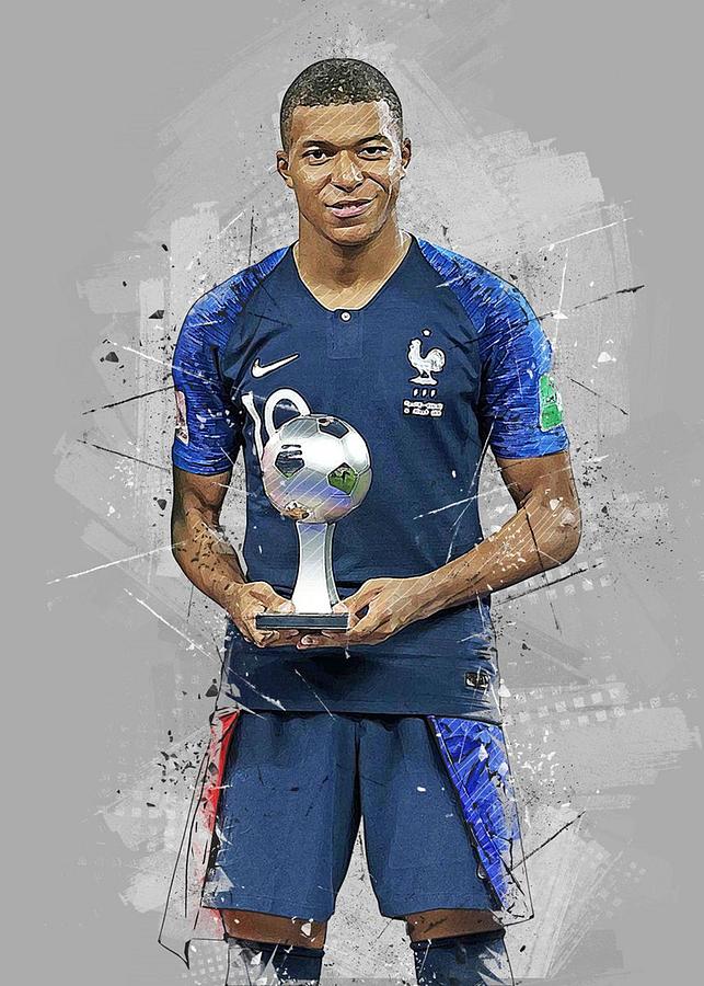 Kylian Mbappe Digital Art by Dona Muly | Fine Art America