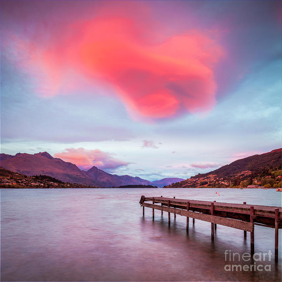Landscape Photograph - Lake Wakatipu, Queenstown, New Zealand #3 by Colin and Linda McKie