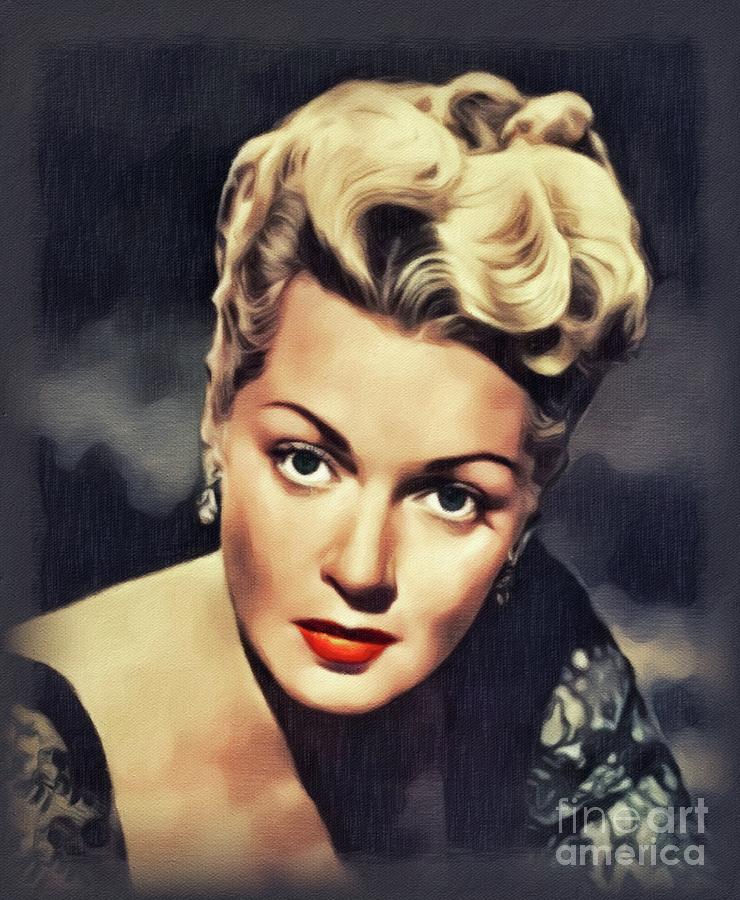 Lana Turner, Hollywood Icon #3 Painting by Esoterica Art Agency