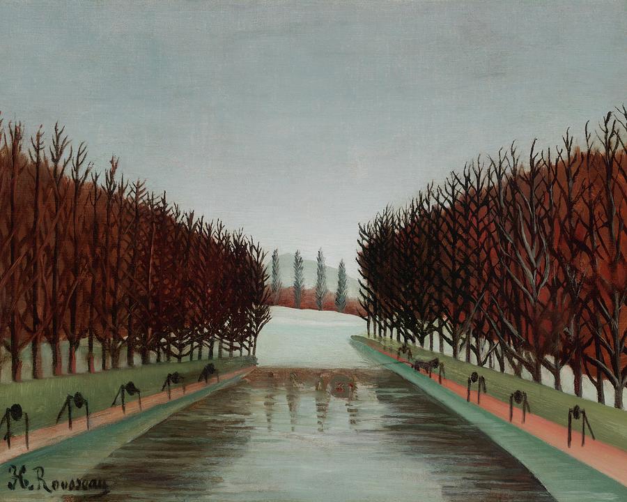 Henri Rousseau Painting - Le canal #4 by Henri Rousseau