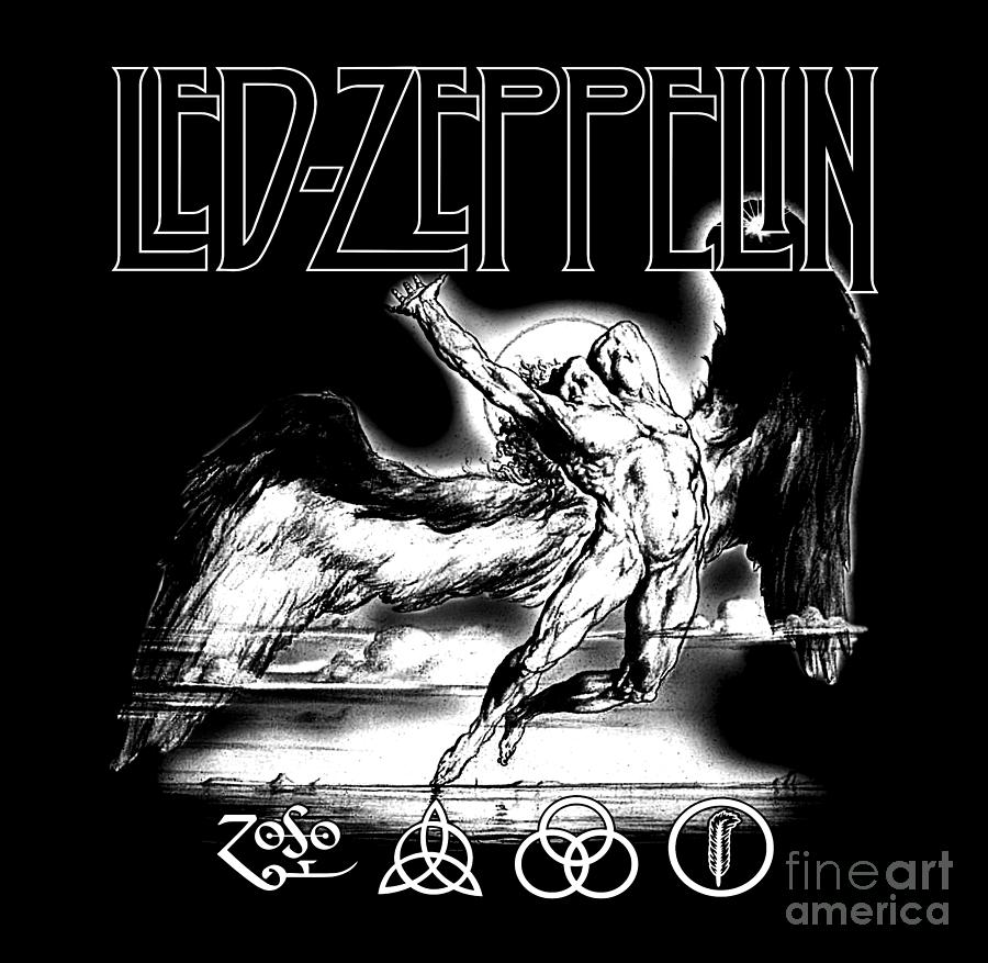 Led Zeppelin Digital Art By Peach Baby - Fine Art America