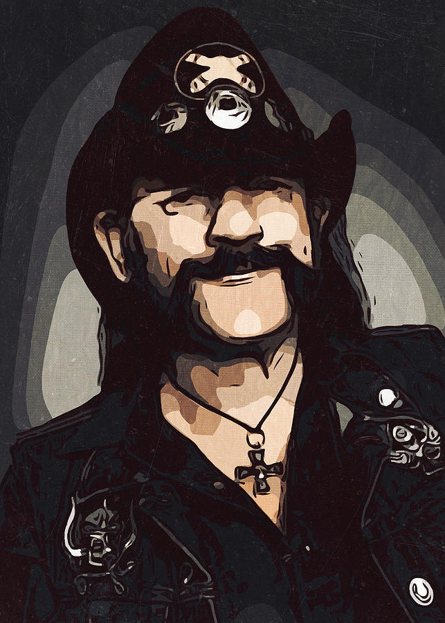 Lemmy Kilmister Motorhead Artwork Painting by Taoteching Art