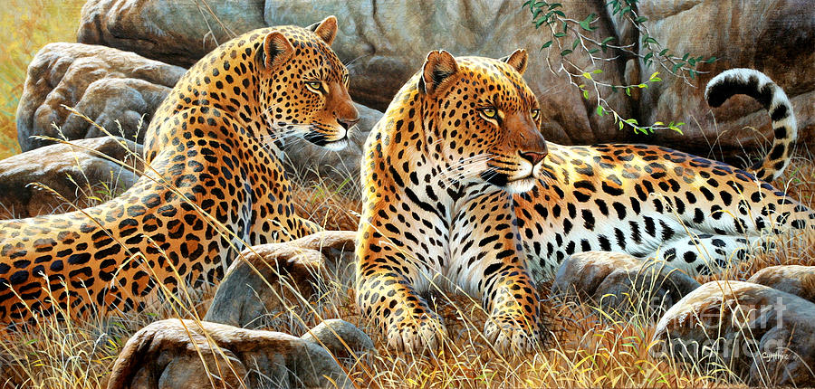 Leopard #3 Painting by Cynthie Fisher