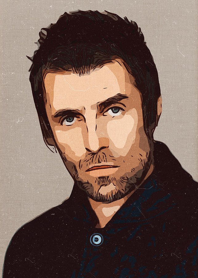 Liam Gallagher Artwork Painting by New Art