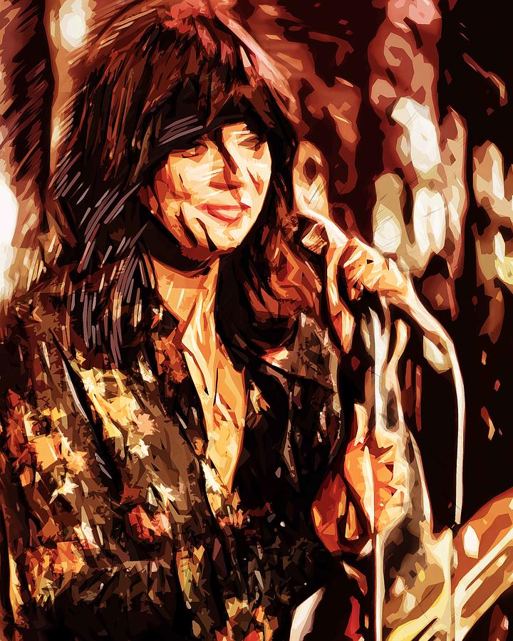 Linda Ronstadt Mixed Media by Lew Rebekah | Pixels