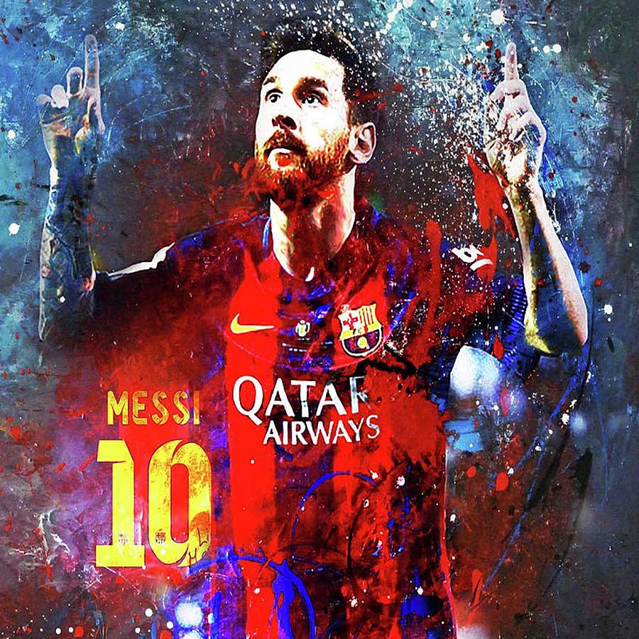Messi Football Art iPhone Wallpaper - iPhone Wallpapers