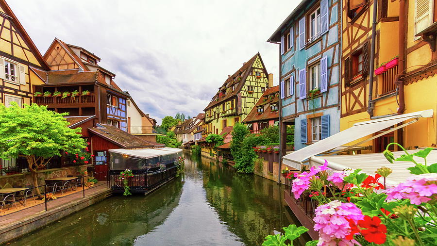Little Venice, petite Venise, in Colmar, Alsace, France #3 Photograph by Elenarts - Elena Duvernay photo