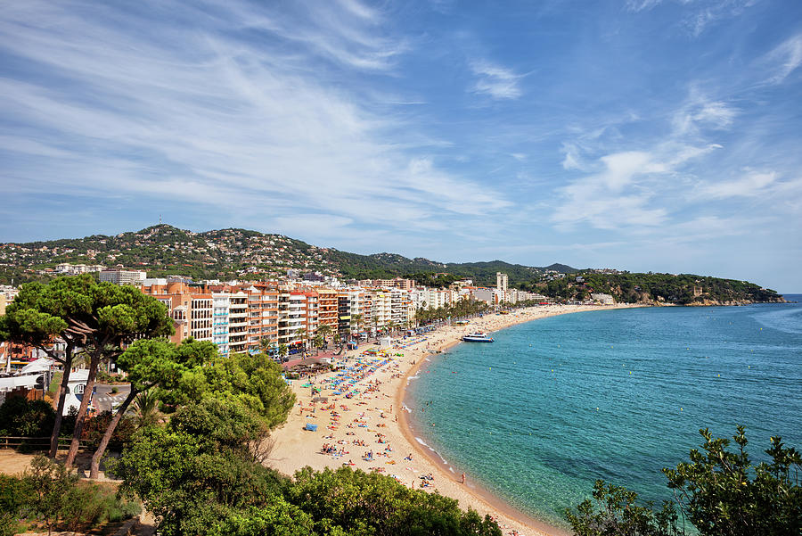 Lloret de Mar Resort Town on Costa Brava in Spain Photograph by Artur ...
