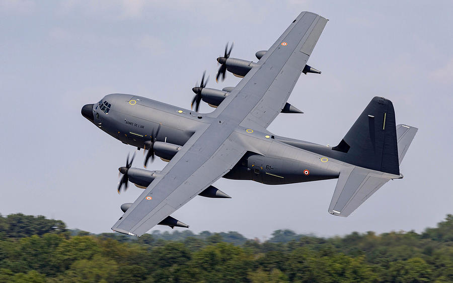 Lockheed C 130 Hercules Digital Art by Hai Nguyen