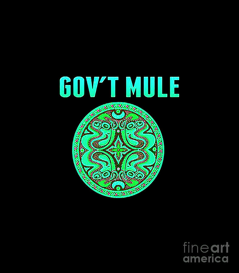 Govt Mule Digital Art - Logo #3 by Dian Austin
