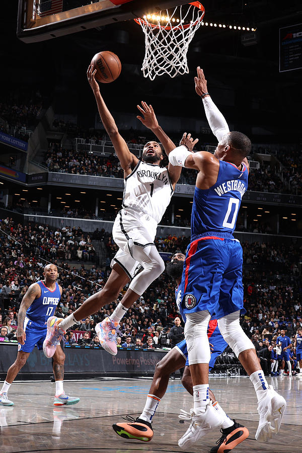 Los Angeles Clippers v Brooklyn Nets #3 Photograph by Stephen Gosling