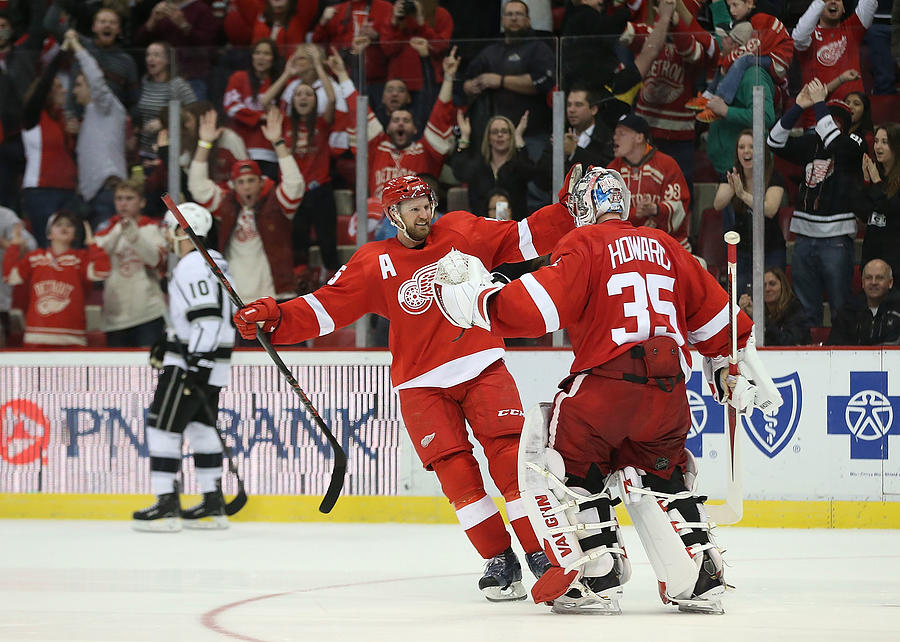 Los Angeles Kings v Detroit Red Wings #3 Photograph by Leon Halip