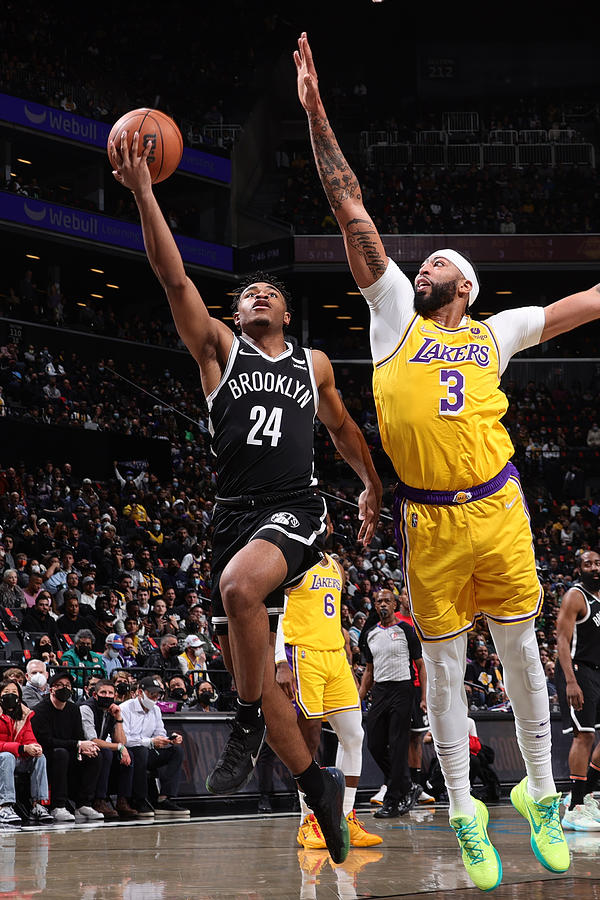 Los Angeles Lakers V Brooklyn Nets #3 By Nathaniel S. Butler