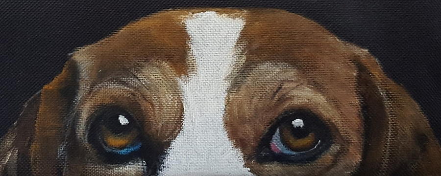 Louie #3 Painting by Carol Russell