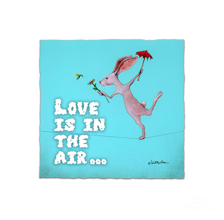 Love Is In The Air... #2 Painting by Will Bullas