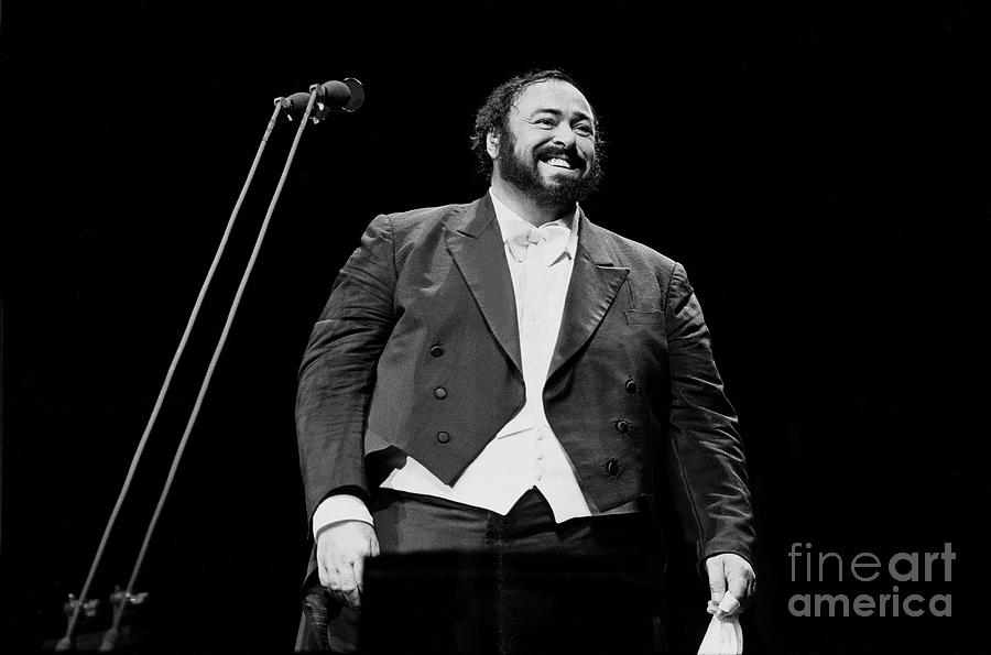 Luciano Pavarotti Photograph by Concert Photos