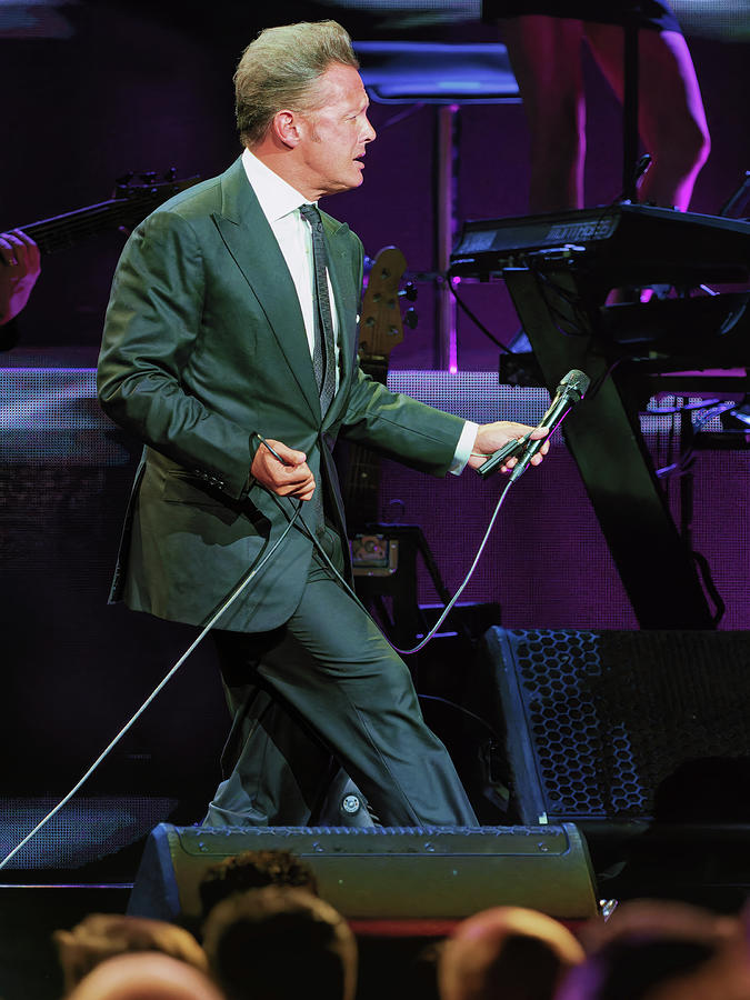 Luis Miguel in Concert #3 Photograph by Ron Dubin