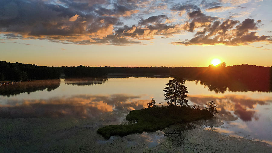 Madeline Lake Morning Sunrise #3 Photograph by Brook Burling
