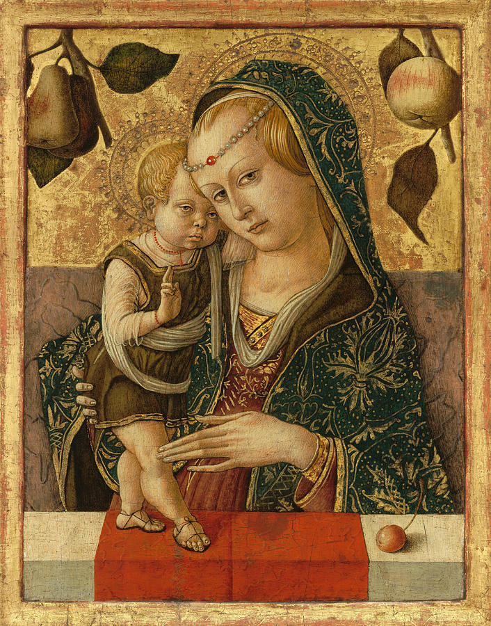 Madonna and Child #3 Painting by Carlo Crivelli