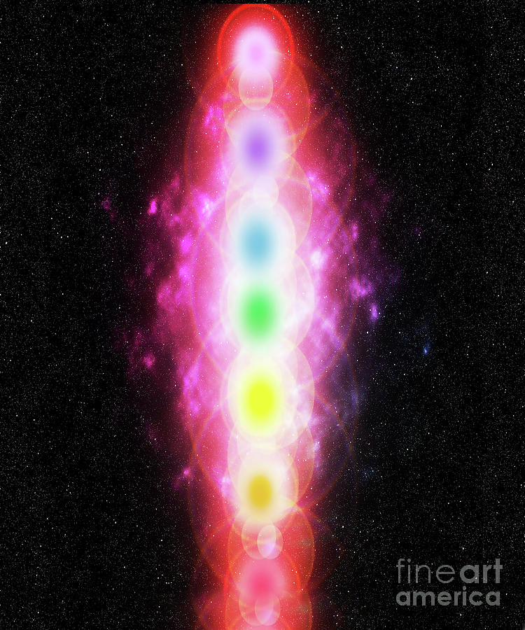 Magnificent Colorful brilliant life energy cki or Kundalini as e #3 Digital Art by Timothy OLeary