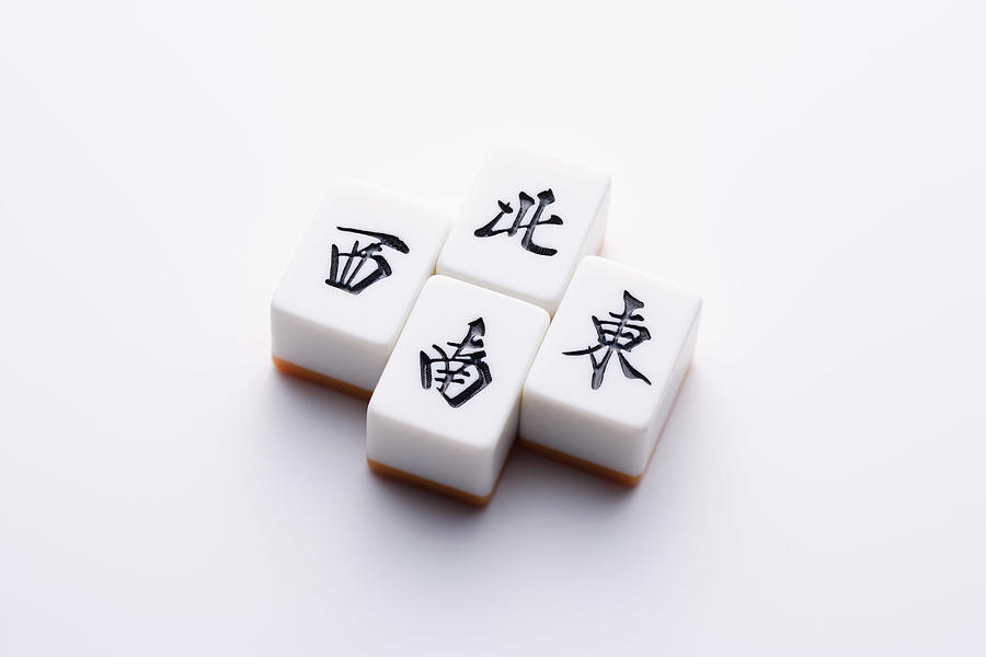Mahjong tiles #3 Photograph by Hideki Yoshihara/Aflo