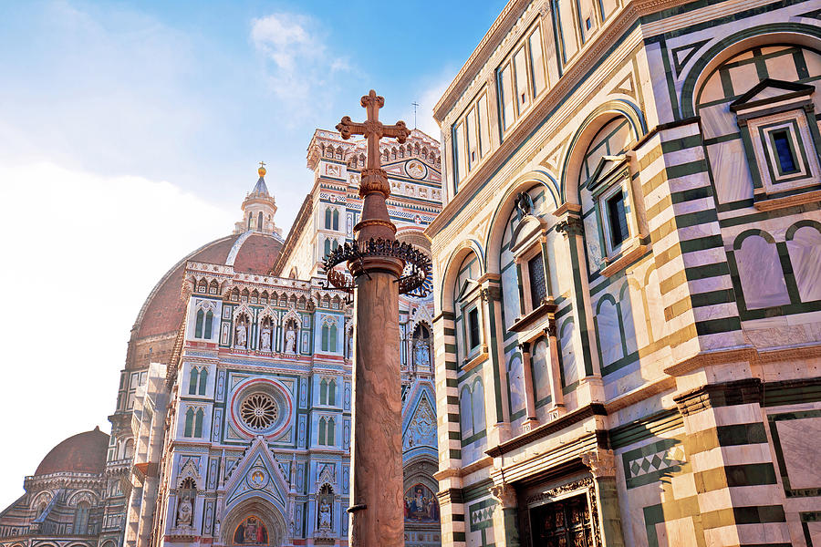 Majestic cathedral Santa Maria del Fiore in Florence #3 Photograph by Brch Photography