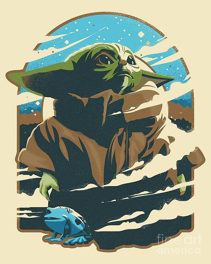 The Mandalorian and Baby Yoda by Martin Friend