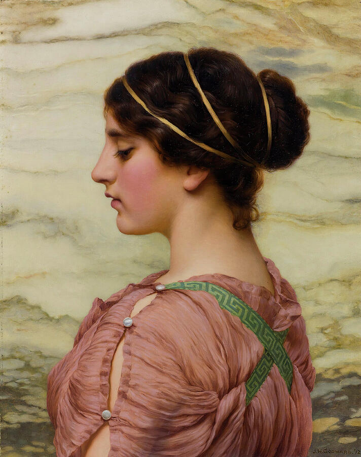 Marcella Painting by John William Godward - Fine Art America