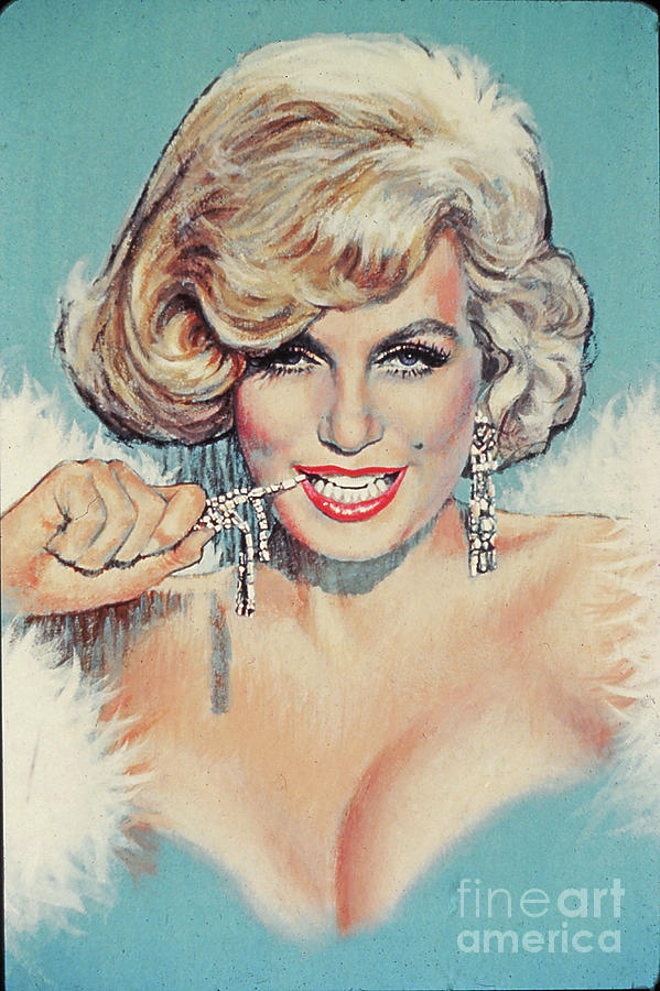 Marilyn Monroe #2 Painting by Dick Bobnick