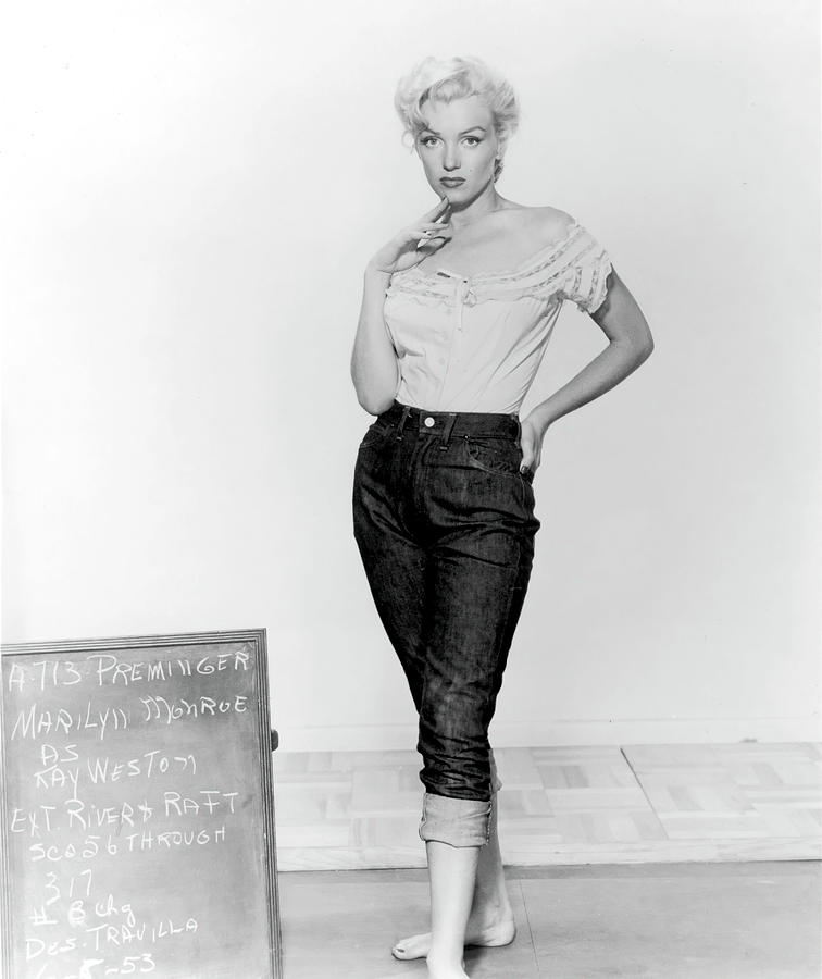 MARILYN MONROE in RIVER OF NO RETURN -1954-, directed by OTTO PREMINGER. #3 Photograph by Album