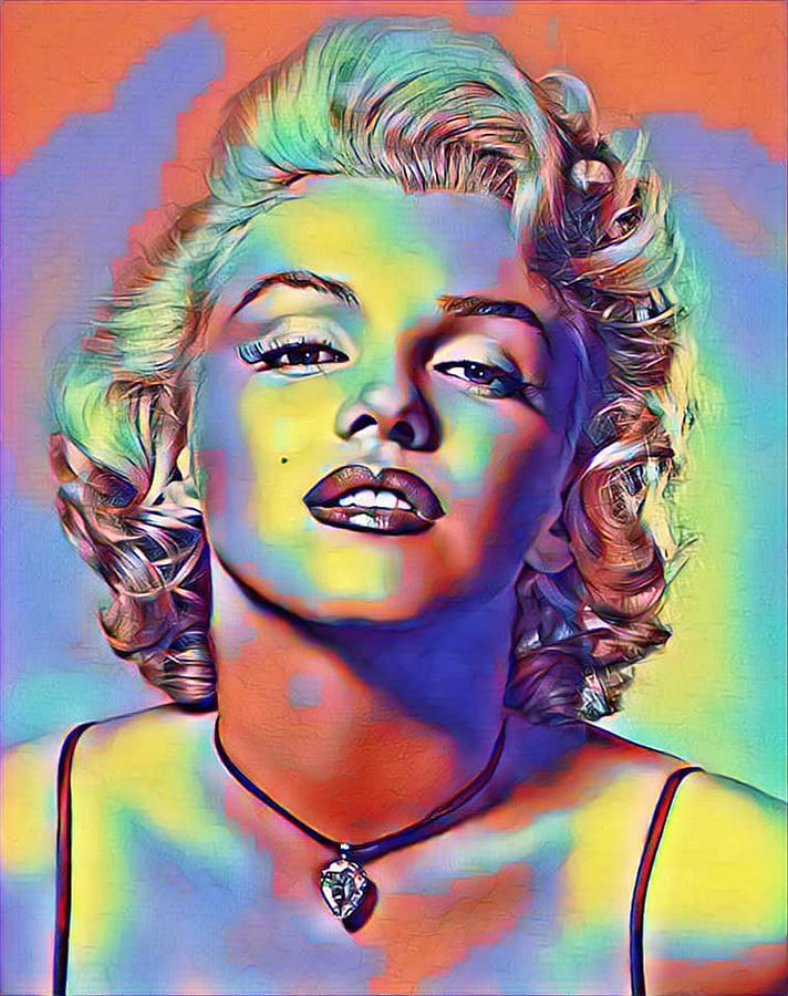 Marilyn Monroe Pop Art USA Digital Art by Art by Sascha Schuerz - Pixels