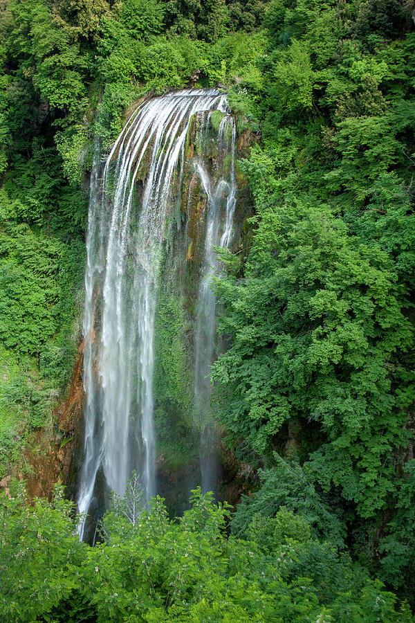 Marmore Waterfall And Its Streams Photograph by Cardaio Federico - Fine ...