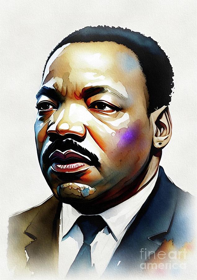 Martin Luther King Jr. Painting by John Springfield - Fine Art America