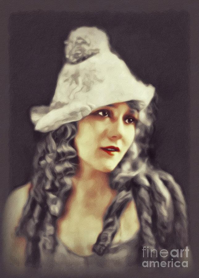 Mary Pickford, Vintage Actress #3 Painting by Esoterica Art Agency