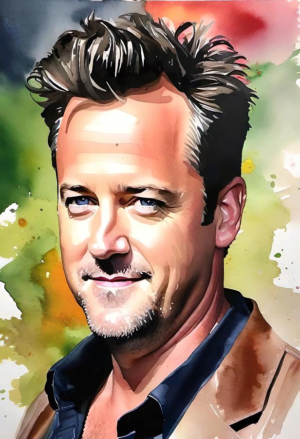 Matthew Perry Digital Art by Andrew Hunt - Fine Art America