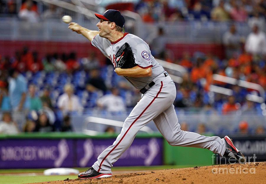 Max Scherzer Photograph by Mike Ehrmann Max Scherzer Photograph by Mike Ehrmann
