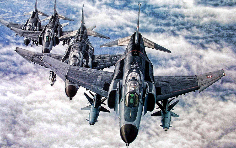 McDonnell Douglas F 4 Phantom II Digital Art by Hai Nguyen