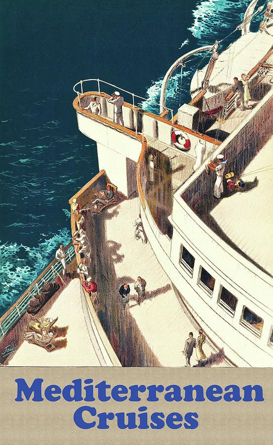 Boat Digital Art - Mediterranean Cruises #3 by Long Shot